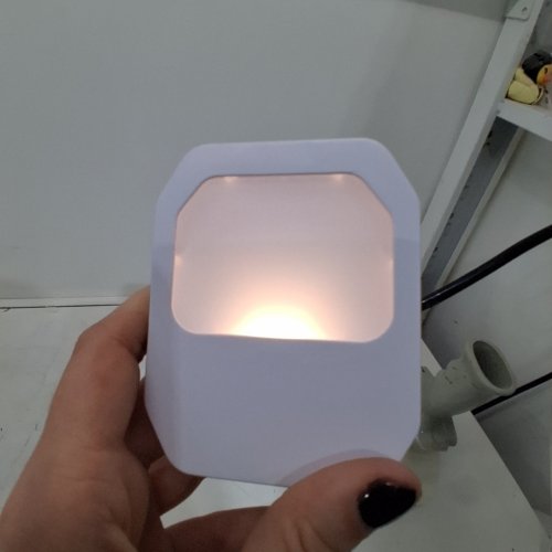 2PK GLOBE LED NIGHT LIGHT - 3000 K - WHITE image 2