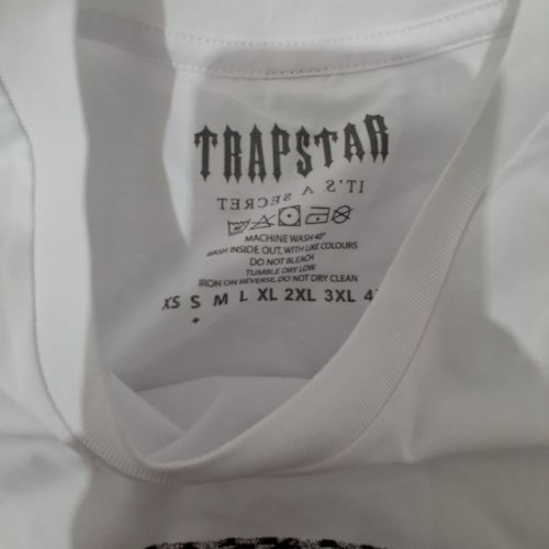 MEN'S TRAPSTAR GRAPHIC T-SHIRT - SMALL - WHITE image 2