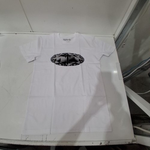 MEN'S TRAPSTAR GRAPHIC T-SHIRT - SMALL - WHITE image 3