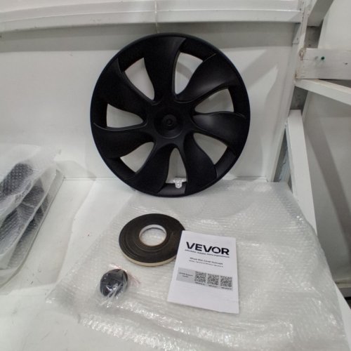 4PC VEVOR WHEEL RIM COVER HUBCAPS - R19 - BLACK (MODEL: TMY-R19-7) image 2