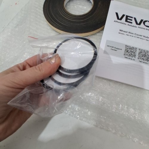 4PC VEVOR WHEEL RIM COVER HUBCAPS - R19 - BLACK (MODEL: TMY-R19-7) image 5