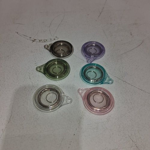 6PK WATERPROOF APPLE AIRTAG CASES WITH RINGS - ASSORTED COLOURS image 2