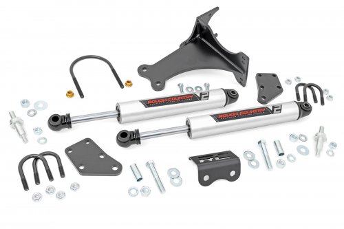 ROUGH COUNTRY DUAL STEERING STABILIZER KIT - 2-8" LIFT; FORD F-250/F-350 SUPER DUTY 2005-2026 (MODEL: 8749270) image 2