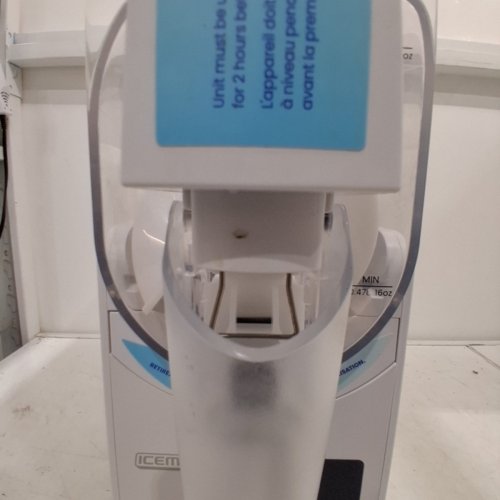 ICEMAN BY CHEFMAN SLUSH-EASE MAX FROZEN DRINK MAKER & SLUSHY MACHINE WITH 5 PRESETS AND LED DISPLAY - 90OZ - WHITE (MODEL: RJ62-20A) image 4
