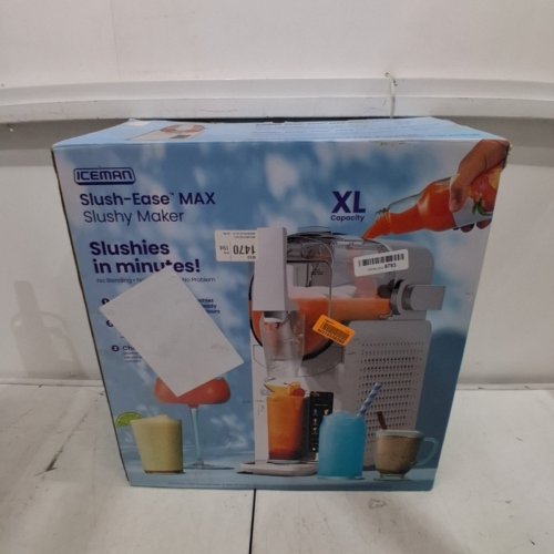 ICEMAN BY CHEFMAN SLUSH-EASE MAX FROZEN DRINK MAKER & SLUSHY MACHINE WITH 5 PRESETS AND LED DISPLAY - 90OZ - WHITE (MODEL: RJ62-20A) image 6