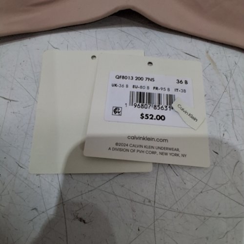 WOMEN'S CALVIN KLEIN BRA - 36B - TAN (STYLE: QF8013) image 2