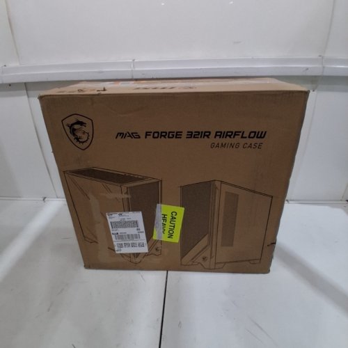 MSI MAG FORGE 321R AIRFLOW BLACK COMPUTER CASE WITH 4X120MM ARGB FAN, ARGB CONTROL BOARD image 5