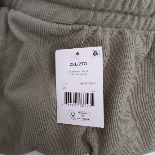 MENS GEORGE TEXTURED SHORTS - 2XL - GREEN image 2