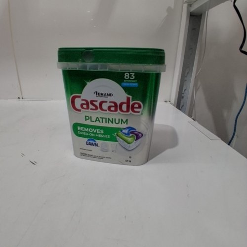 83PK CASCADE PLATINUM DISHWASHER DETERGENT PODS - FRESH SCENT image 2