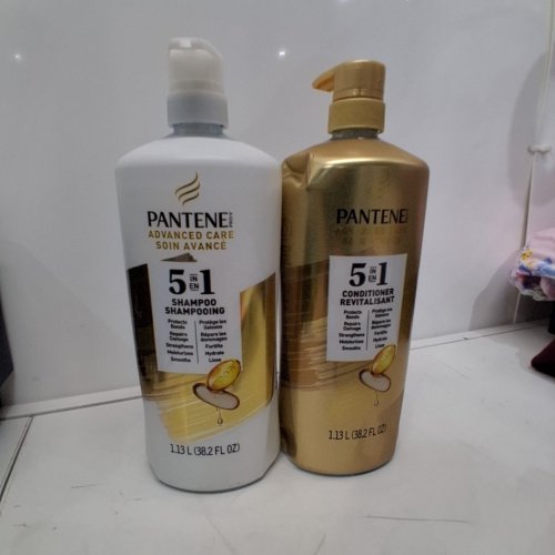 2PC PANTENE ADVANCED CARE 5 IN 1 SHAMPOO & CONDITIONER - 1.13L/EACH image 2