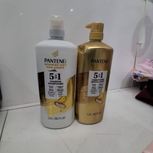 2PC PANTENE ADVANCED CARE 5 IN 1 SHAMPOO & CONDITIONER - 1.13L/EACH image 3