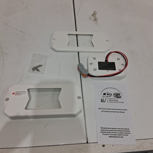 WILDPULSE RV PROPANE GAS AND CARBON MONOXIDE DETECTOR - WHITE (MODEL:R501) image 2