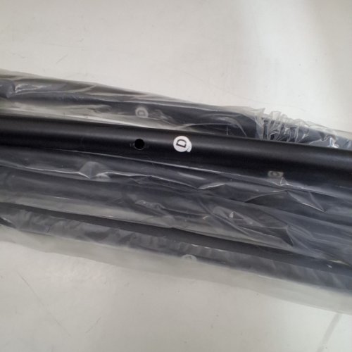 3 -PANELS FABRIC ROOM DIVIDER FOR OFFICE / BEDROOM - 74" X 102" -BLACK (MODEL: PFTSTGSH05) image 5