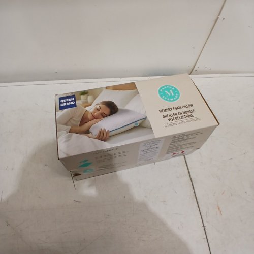 MARTHA STEWART MEMORY FOAM COOLING PILLOW - QUEEN (18" X 28") (MODEL: 1392500) image 4