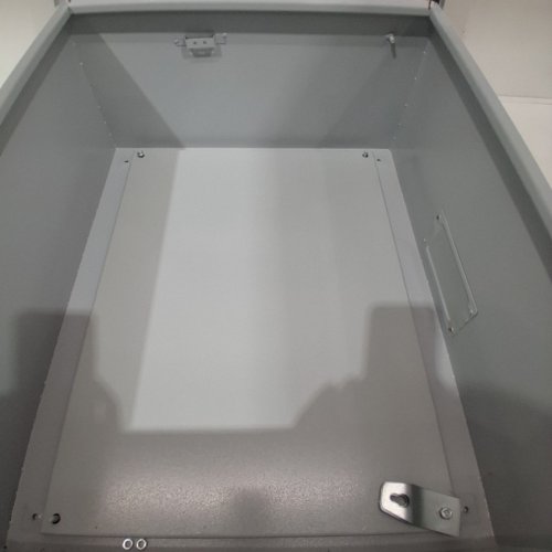 JINDOUZI METAL ELECTRICAL ENCLOSURE BOX - INDDOR/OUTDOOR USE - 20" X 24" X 10" - GREY image 4