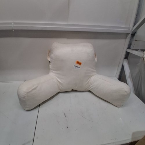 SLIGUY VELVET READING PILLOW FOR BACK SUPPORT - CREAM image 3