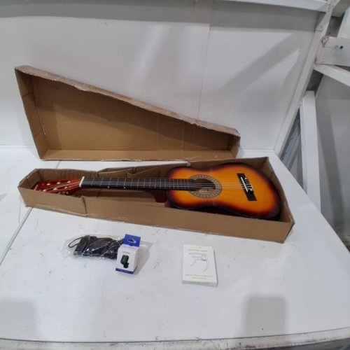 CLASSICAL GUITAR STARTER KIT FOR BEGINNERS - RIGHT-HANDED - 30" - SUNBURST (MODEL:‎ M5126) image 2