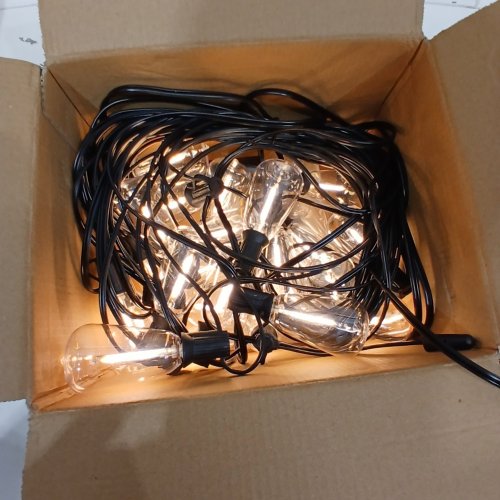 BLIATUS SOLAR LED STRING LIGHTS - 55FT - BLACK, CLEAR image 2