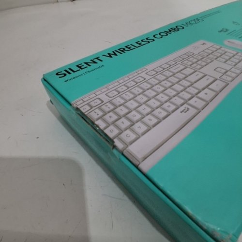 2PC LOGITECH WIRELESS MOUSE & KEYBOARD COMBO WITH SILENTTOUCH TECHNOLOGY - WHITE (MODEL: MK295) image 3