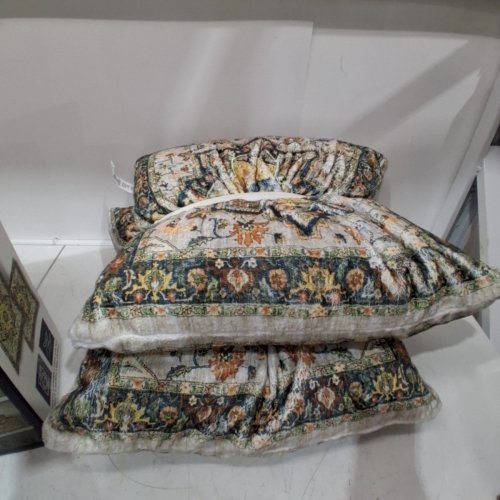2PK WASH LUXE TOWN & COUNTRY LIVING DECORATIVE PILLOWS - 22" X 22" - MULTICOLOURED (MODEL: 1901552) image 2