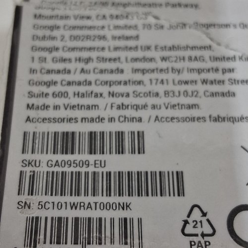GOOGLE FITBIT AIR - SCREENLESS BLUETOOTH ACTIVITY TRACKER - OBSIDIAN (MODEL: GA09509-EU / GW9C8) image 10
