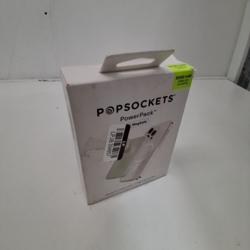 POPSOCKETS POWERPACK PORTABLE WIRELESS CHARGER FOR MAGSAFE COMPATIBLE IPHONES - 5000MAH - WHITE image 2