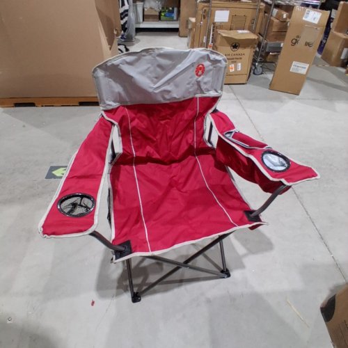 COLEMAN OVERSIZED QUAD CHAIR - 300LBS CAP - RED - (MODEL:2000013066) image 2