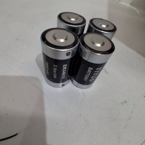 4PK TITUS LITHIUM BATTERIES - D SIZE, 3.6 V, 19000 MAH (MODEL: ER34615) image 2