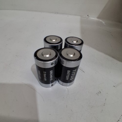 4PK TITUS LITHIUM BATTERIES - D SIZE, 3.6 V, 19000 MAH (MODEL: ER34615) image 3