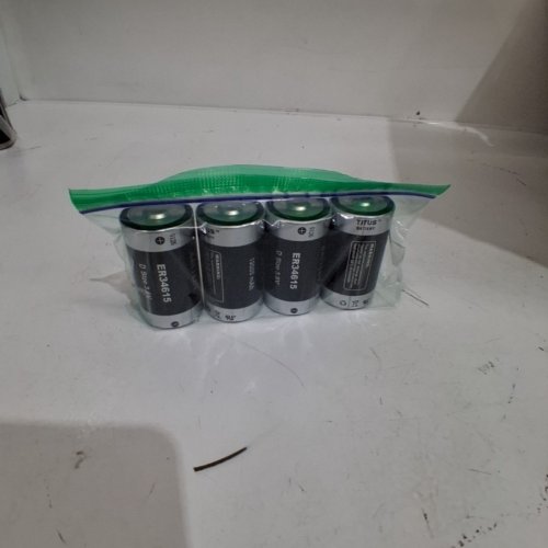 4PK TITUS LITHIUM BATTERIES - D SIZE, 3.6 V, 19000 MAH (MODEL: ER34615) image 5