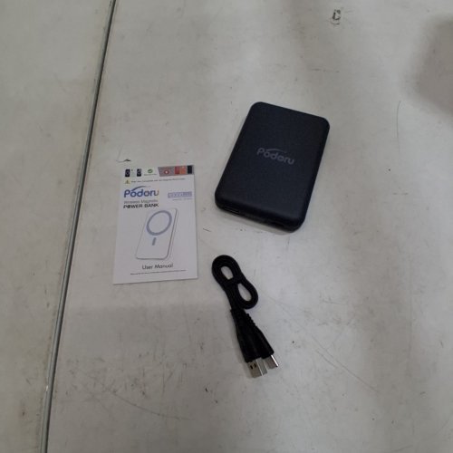 PODORU MAGSAFE MAGNETIC BATTERY PACK WITH TYPE-C CABLE FOR WIRELESS CHARGER - 10000MAH - 15W - BLACK (MODEL: ‎KT-D003) image 4