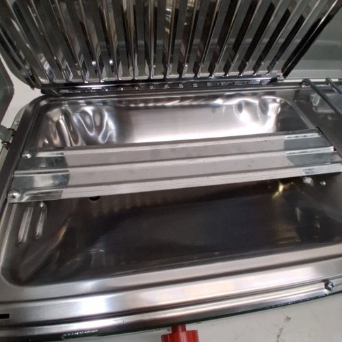 BPS 3-BURNER HIGH OUTPUT PROPANE STOVE AND GRILL COMBO - 10,000/8,000 BTU - GREEN (MODEL: 206-125-95-BP) image 4
