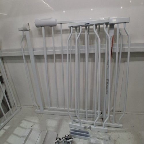 WAOWAO WIDE PRESSURE MOUNTED METAL WALK THROUGH SAFETY GATE - 62.20"-66.93" - WHITE (MODEL: W046) image 5