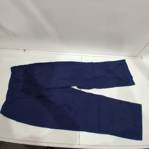WOMEN'S COTTON/LINEN PANTS - LARGE - NAVY image 2