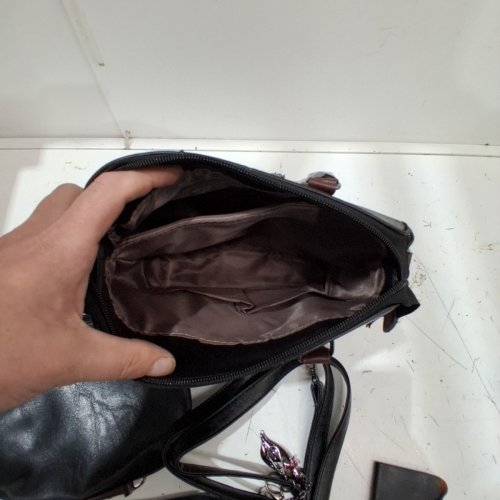 4PC AMACOK SHOULDER BAG SET - ASSORTED SIZES - BLACK image 3