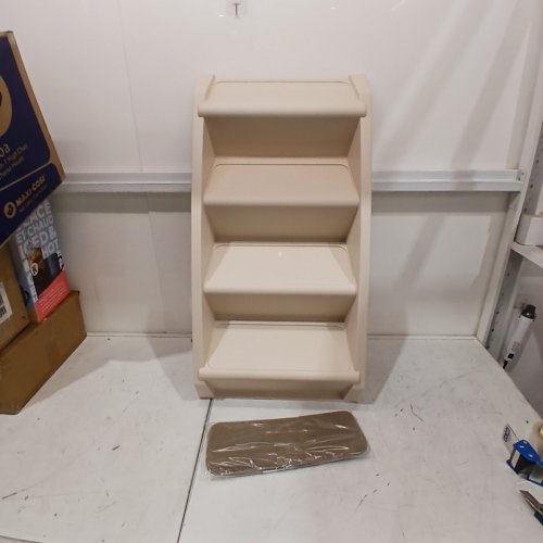 PETSAFE COZYUP 4 STEP FOLDING PET STAIRS - BEIGE image 2