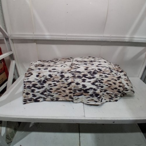 3PC KENNETH COLE PRINTED COMFORTER - 92" X 96" | FULL / QUEEN - BEIGE, BLACK AND WHITE image 6
