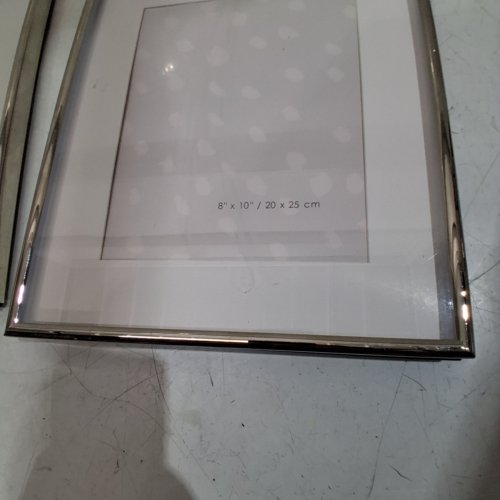 2PK DECANIT PICTURE FRAME - 8" X 10" - SILVER image 2