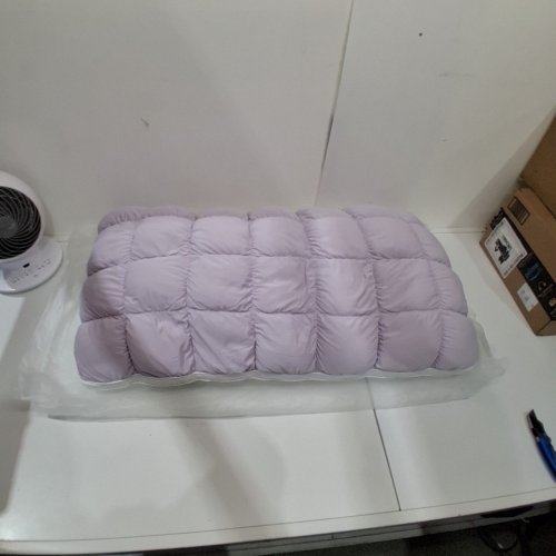 MELLOW PUFF SLEEP COOLING PILLOW - 20" X 36" - PURPLE image 2