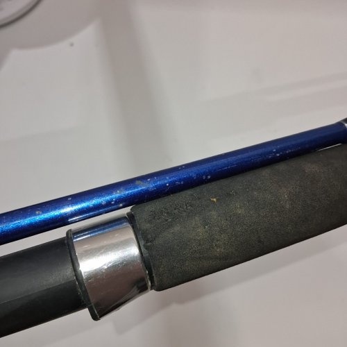 OFFSHORE ANGLER BRAWLER TROPHY SPINNING ROD HEAVY POWER FAST ACTION - 10FT - 12-30 LBS LINE RATING - BLUE/BLACK/WHITE (MODEL: BRT101230) image 5