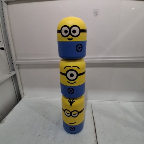 3PC MINIONS STACKABLE STORAGE CONTAINER - 9.25" / 12.25"/ 15" - YELLOW/BLUE (MODEL: 2038101) image 2