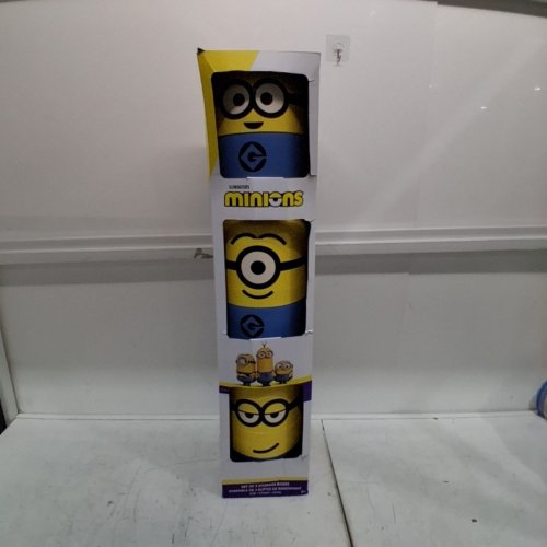 3PC MINIONS STACKABLE STORAGE CONTAINER - 9.25" / 12.25"/ 15" - YELLOW/BLUE (MODEL: 2038101) image 6