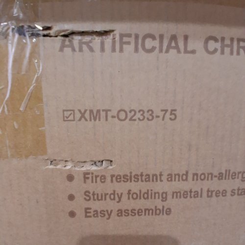 WBHOME ARTIFICIAL PENCIL PREMIUM SPRUCE HINGED CHRISTMAS TREE - 7.5FT - GREEN (MODEL: XMT-0233-75) image 2