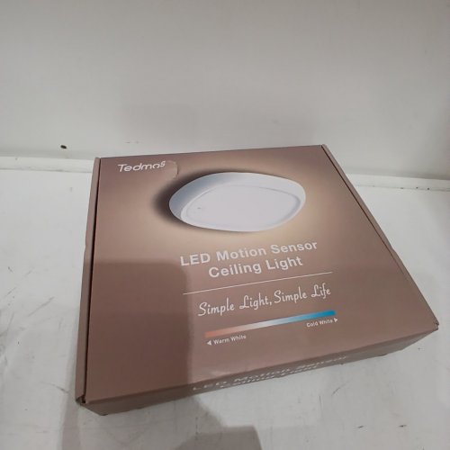 TEDMOS LED MOTION SENSOR IP54 WATERPROOF SHOWER CEILING LIGHT - 550 LM 12000 MAH - WHITE (MODEL: TD-CL) image 5