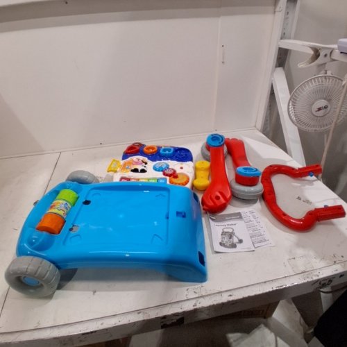 VTECH SIT-TO-STAND LEARNING WALKER - BLUE image 4