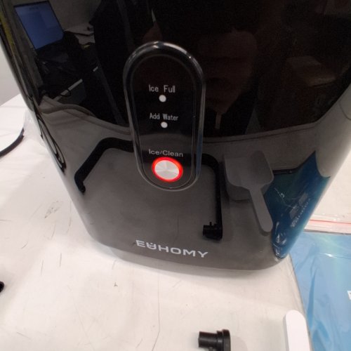 EUHOMY COUNTERTOP NUGGET ICE MAKER - 34LBS/DAY - BLACK (MODEL: IM-12S) image 2