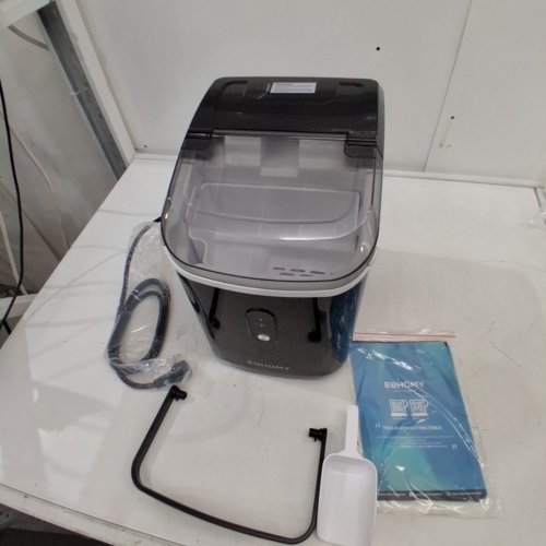 EUHOMY COUNTERTOP NUGGET ICE MAKER - 34LBS/DAY - BLACK (MODEL: IM-12S) image 3