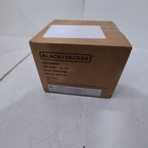 BLACK+DECKER RICE COOKER WITH STEAMING BASKET - 6 CUPS - BAKED STONE (MODEL: RC506Y) image 4