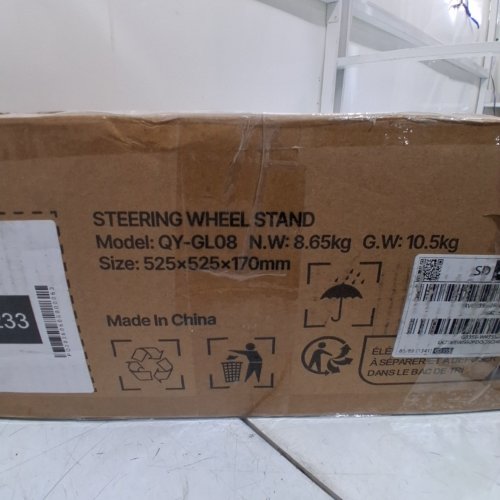 ADJUSTABLE AND FOLDABLE SIMULATOR STAND FOR GAMING COCKPITS - BLACK (MODEL: QY-GL08) image 3