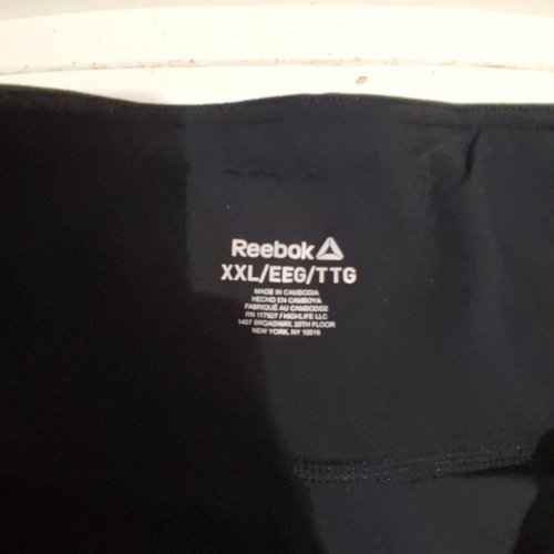 WOMEN'S REEBOK SKINNY HIGHRISE CAPRI LEGGINGS - 2XL - BLACK (STYLE : 50612737) image 4